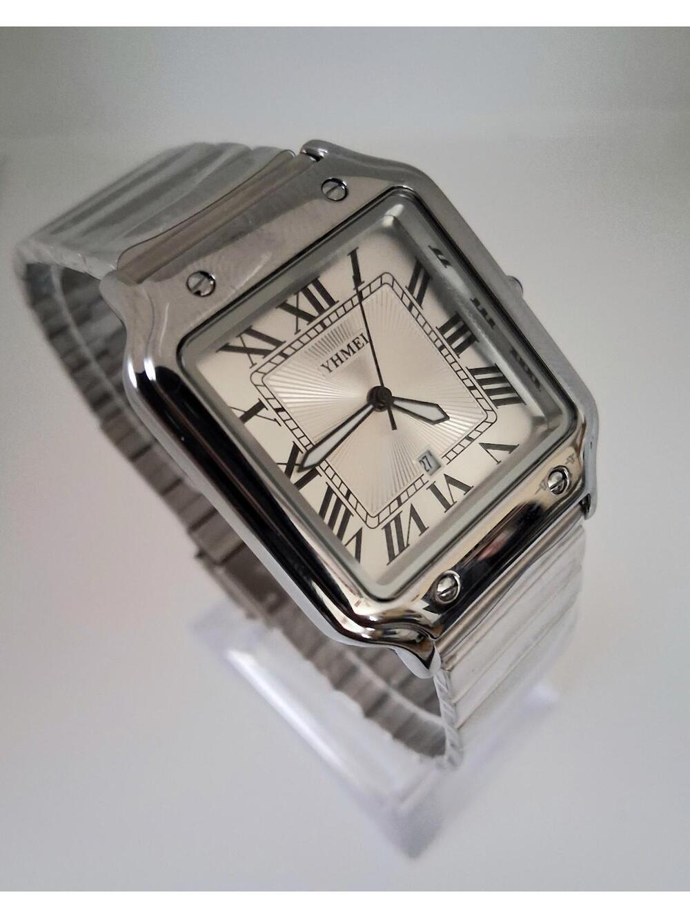 💁🏽‍♂️ Men's Luxury‎ Square Dial Stainless White Watch